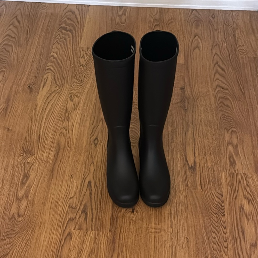 Hunter boots in black